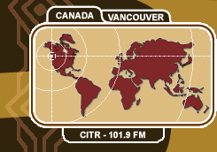 African Rhythms Radio is Broadcasted Live from Vancouver's CITR - 101.9 FM